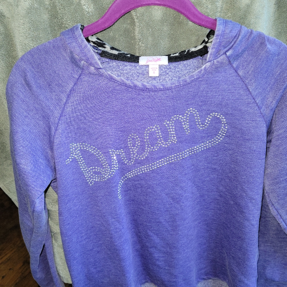 Girls hooded shirt
